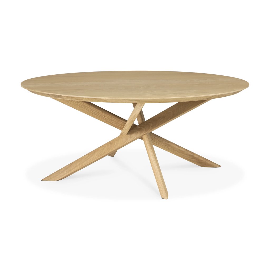 Mikado Round Coffee Table - Oak