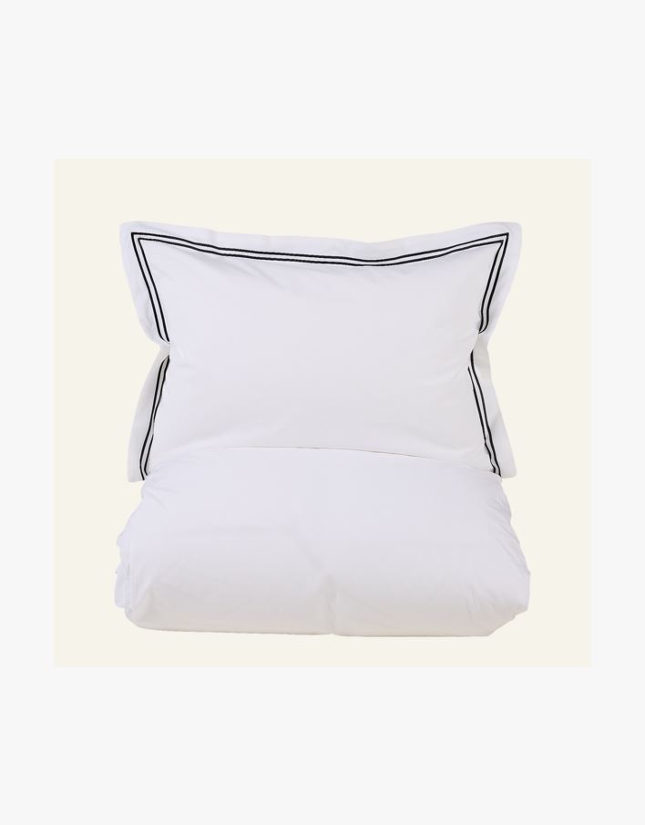 Milano påslakanset, percale vit