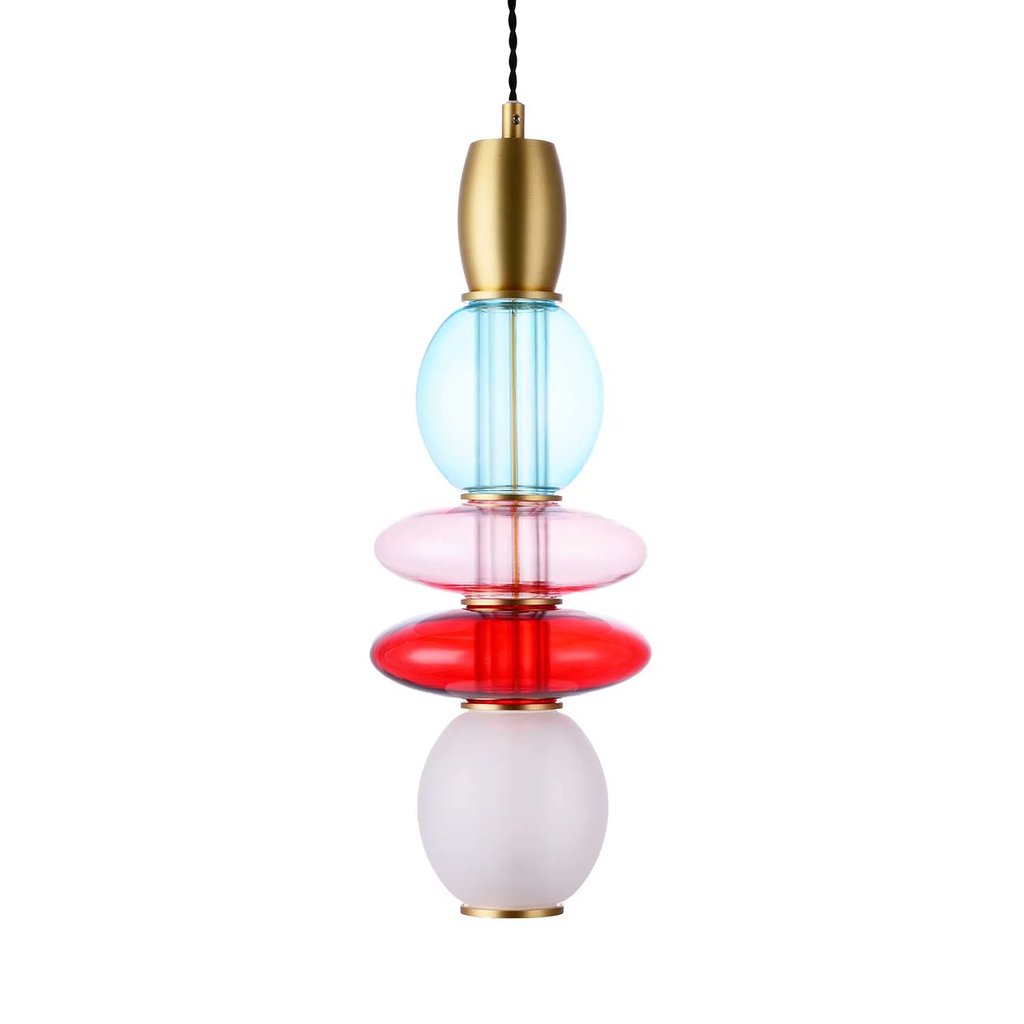 Léonor Multicolored Glass Pendant