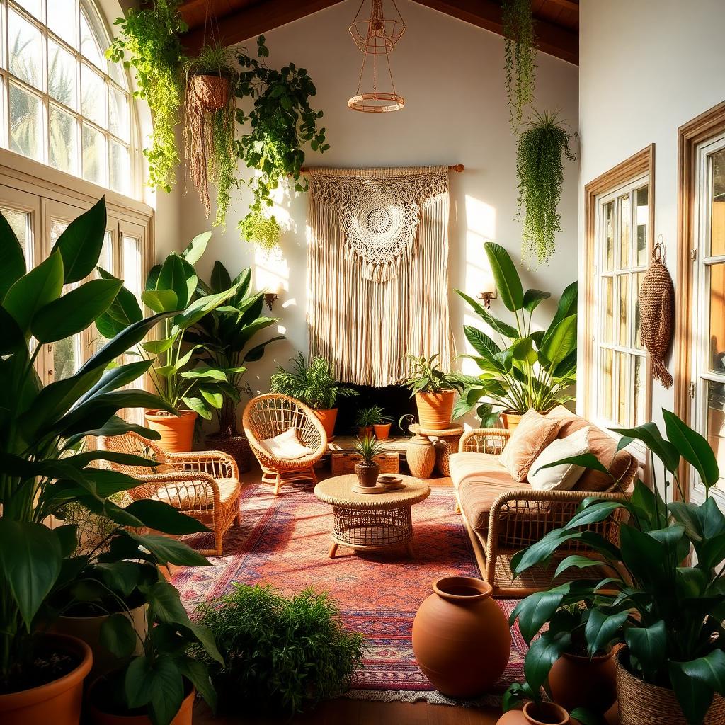 Inredningsstilen Boho Botanisk